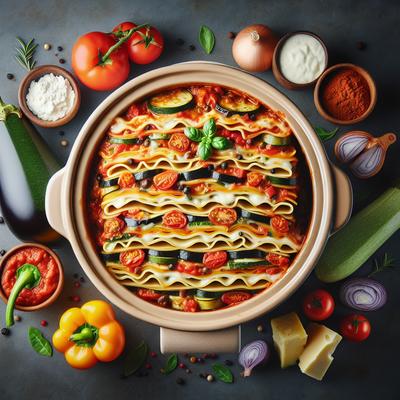 Image of Slow Cooker Vegetarian Lasagna