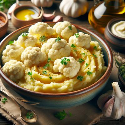 Image of Smashed Cauliflower Potatoes
