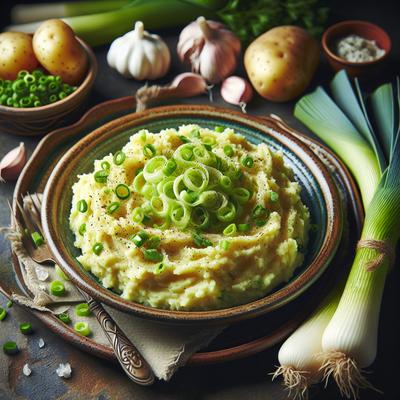 Image of Smashed Leek Potatoes