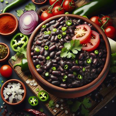 Image of Smashed Mexican Black Beans