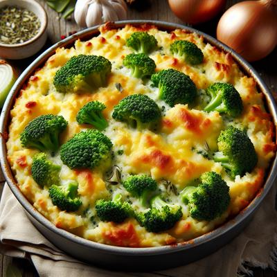 Image of Smashed Potato Broccoli Casserole