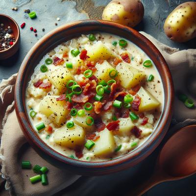 Image of Smashed Potato Chowder with Variations