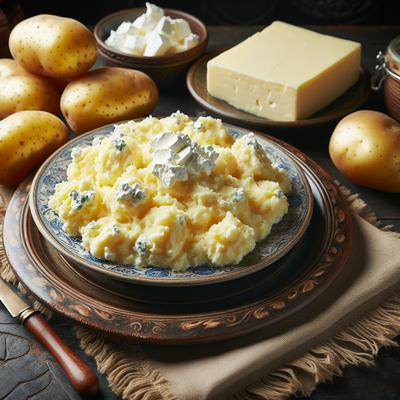 Image of Smashed Potatoes and Cream Cheese