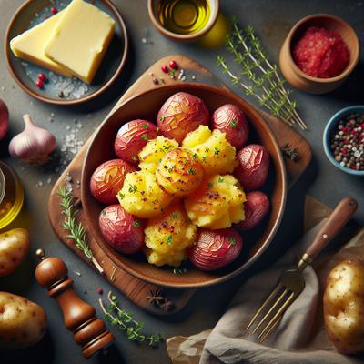 Image of Smashed Roasted Red Potatoes