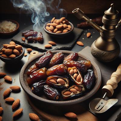 Image of Smoked Almond Stuffed Dates