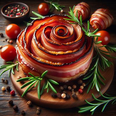 Image of Smoked Bacon Twirls with Rosemary