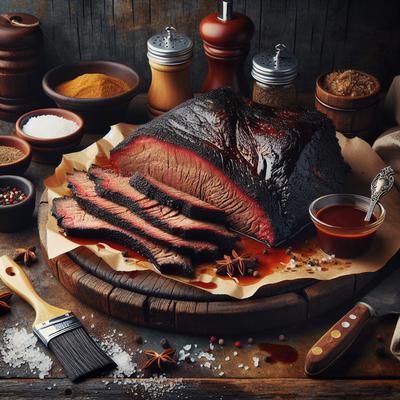 Image of Smoked Beef Brisket Texas Style