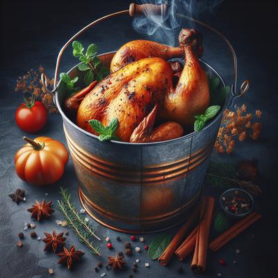 Image of Smoked Bucket Chicken Native American Style Chicken