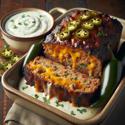 Image of Smoked Cheddar Jalapeno Ranch Meatloaf