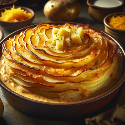 Image of Smoked Cheddar Scalloped Potatoes
