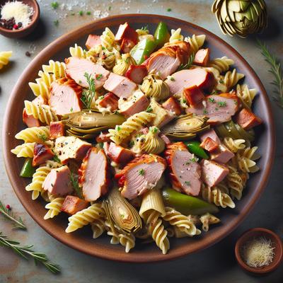 Image of Smoked Chicken Artichoke Pasta
