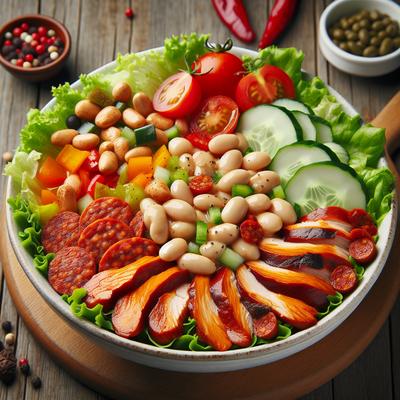 Image of Smoked Chicken Chorizo and White Bean Salad