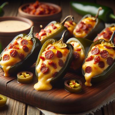 Image of Smoked Gouda Chorizo Jalapeno Poppers