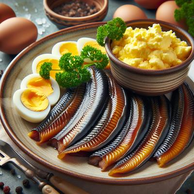 Image of Smoked Kippers with Scrambled Eggs