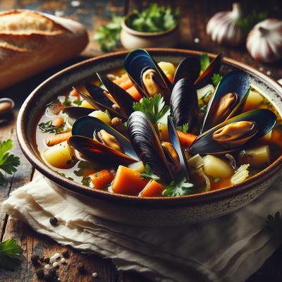 Image of Smoked Mussel Soup