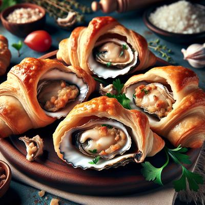 Image of Smoked Oyster Crescents
