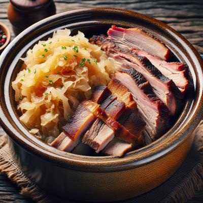 Image of Smoked Pork and Sauerkraut Crock Pot