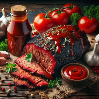 Image of Smoked Red Sauced Brisket