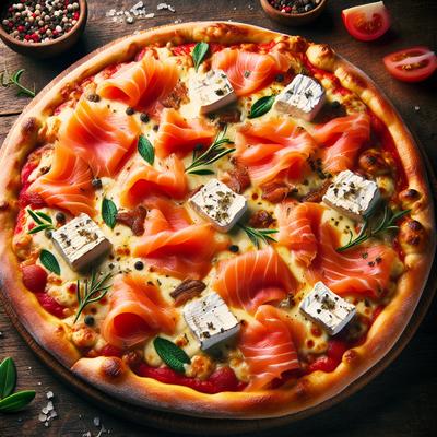 Image of Smoked Salmon and Brie Pizza