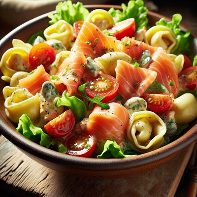 Image of Smoked Salmon and Tortellini Salad