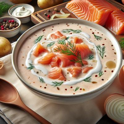 Image of Smoked Salmon Bisque Recipe