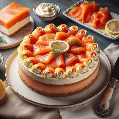 Image of Smoked Salmon Cheesecake