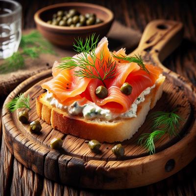 Image of Smoked Salmon Crostini