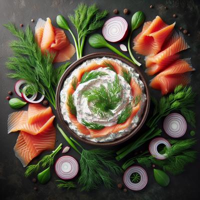 Image of Smoked Salmon Dip with Dill and Horseradish