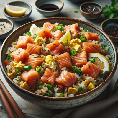 Image of Smoked Salmon Fried Rice
