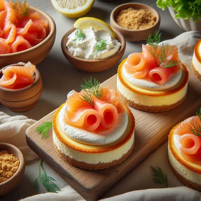Image of Smoked Salmon Mini Cheesecakes