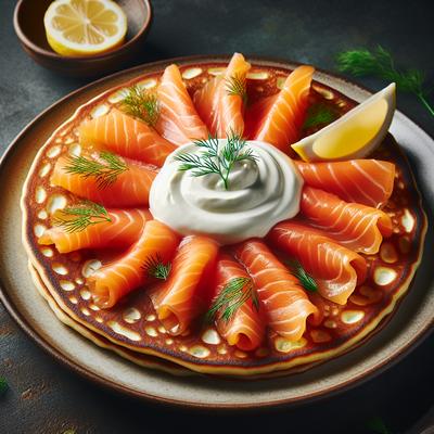 Image of Smoked Salmon Pancakes