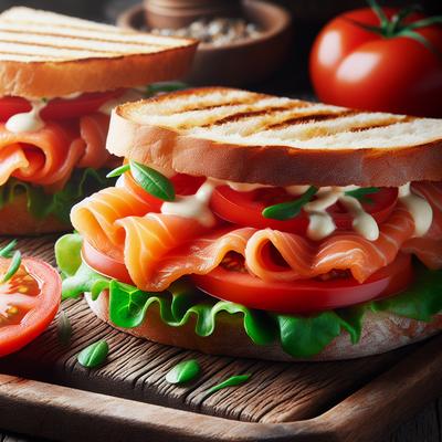 Image of Smoked Salmon Paninis