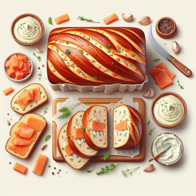 Image of Smoked Salmon Party Loaf