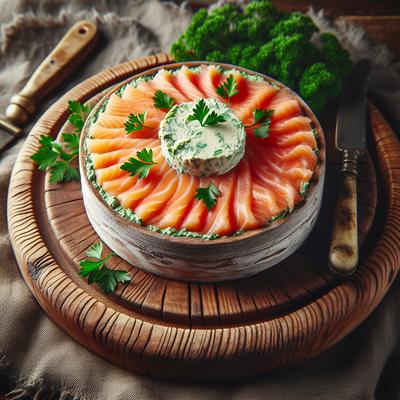 Image of Smoked Salmon Pate with Parsley Butter