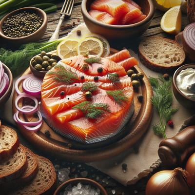 Image of Smoked Salmon Pickled