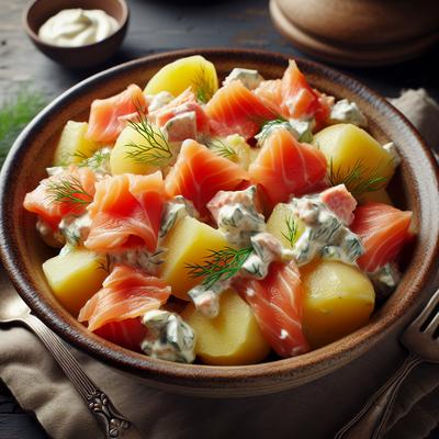 Image of Smoked Salmon Potato Salad