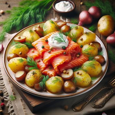 Image of Smoked Salmon Potatoes