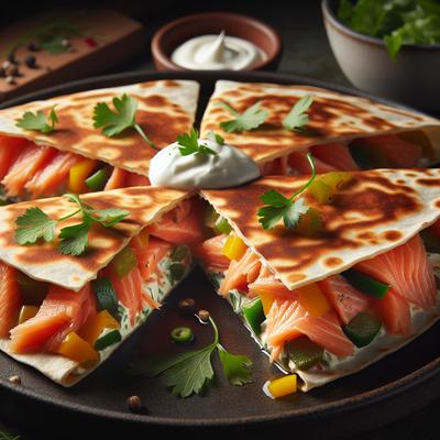 Image of Smoked Salmon Quesadilla