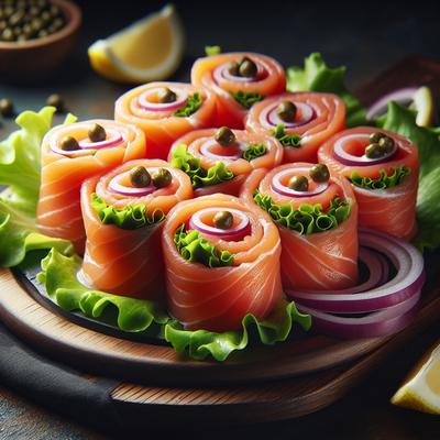 Image of Smoked Salmon Rolls