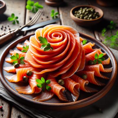 Image of Smoked Salmon Spirals