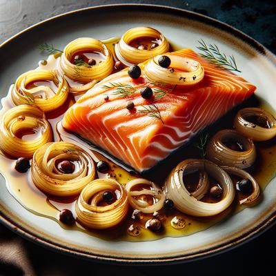 Image of Smoked Salmon with Sweet Onions