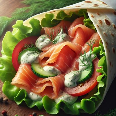 Image of Smoked Salmon Wrap