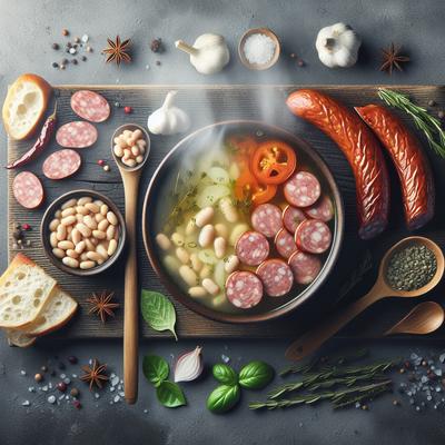 Image of Smoked Sausage and White Bean Soup