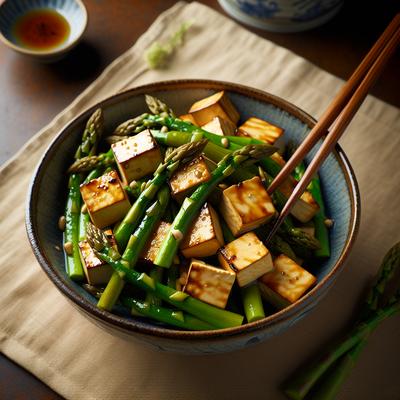 Image of Smoked Tofu and Asparagus Toss