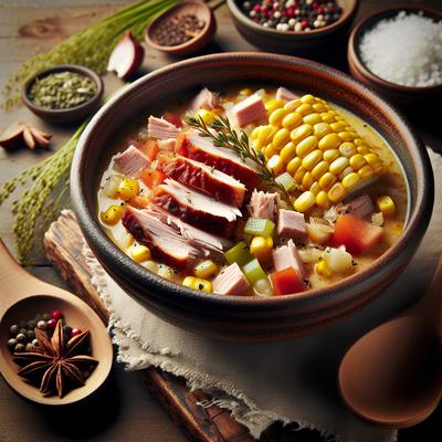 Image of Smoked Turkey and Corn Chowder