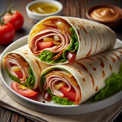 Image of Smoked Turkey Caramelized Onion Wraps