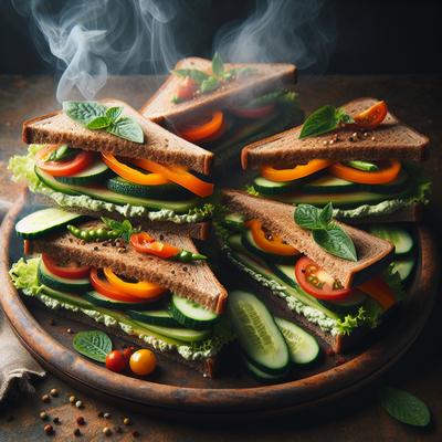 Image of Smoked Vegetable Sandwiches