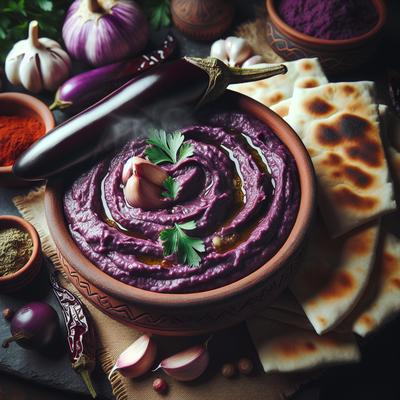 Image of Smokey Eggplant Aubergine Dip