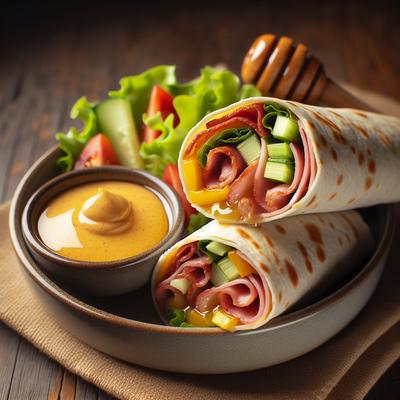 Image of Smokie Wraps with Honey Dijon Dipping Sauce