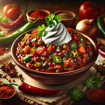 Image of Smokin Spicy Vegetarian Chili